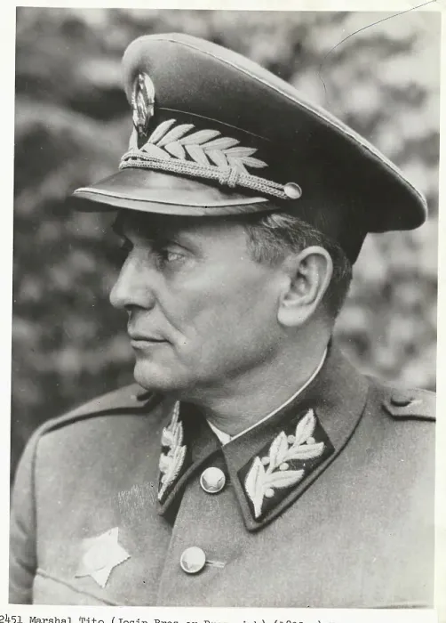 Framed Print : Portrait of Marshal Tito Framed Print : Portrait of Marshal Tito