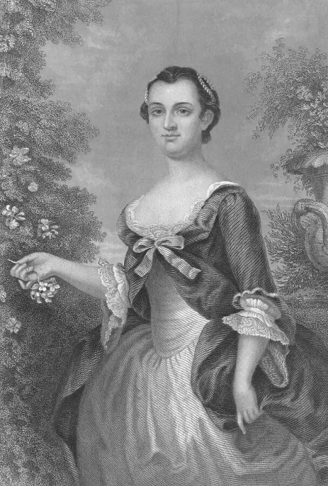 Framed Print : Portrait of Martha Washington Framed Print : Portrait of Martha Washington