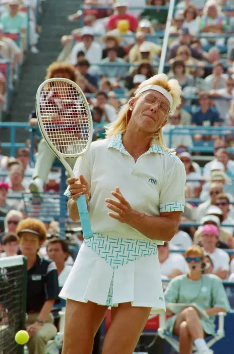 Framed Print : Portrait of Martina Navratilova Framed Print : Portrait of Martina Navratilova