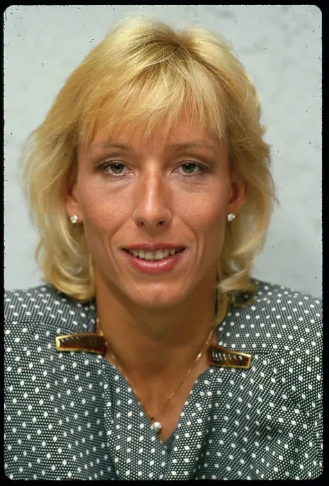 Framed Print : Portrait of Martina Navratilova Framed Print : Portrait of Martina Navratilova