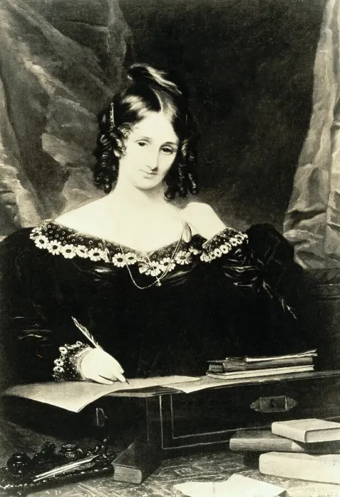 Framed Print : Portrait of Mary Shelley Framed Print : Portrait of Mary Shelley