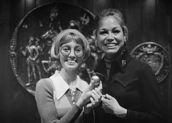 Framed Print : Portrait of Mary Tyler Moore and Sandy Duncan Framed Print : Portrait of Mary Tyler Moore and Sandy Duncan
