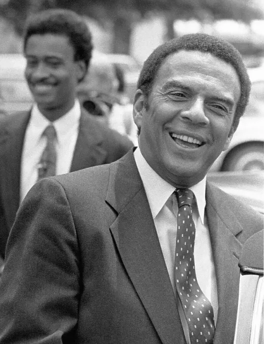 Framed Print : Portrait of Mayor Andrew Young Framed Print : Portrait of Mayor Andrew Young