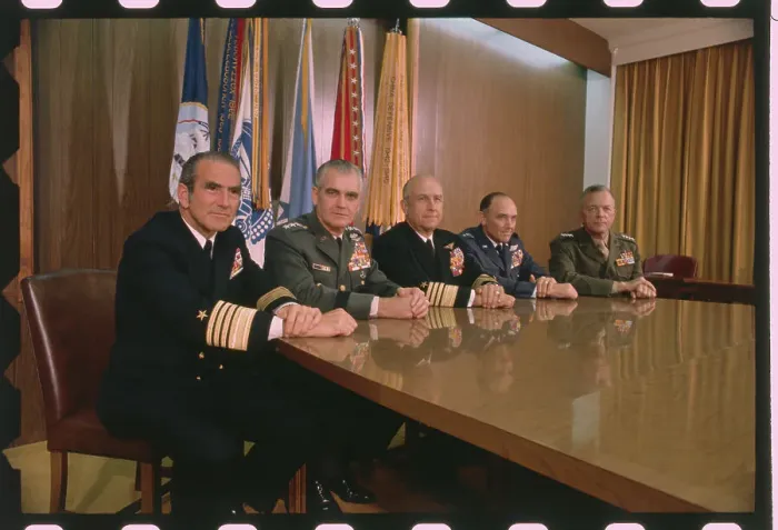 Framed Print : Portrait of Members of Joint Chiefs of Staff Framed Print : Portrait of Members of Joint Chiefs of Staff