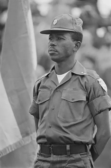 Framed Print : Portrait of Mengistu Haile Mariam at Parade Rest Framed Print : Portrait of Mengistu Haile Mariam at Parade Rest