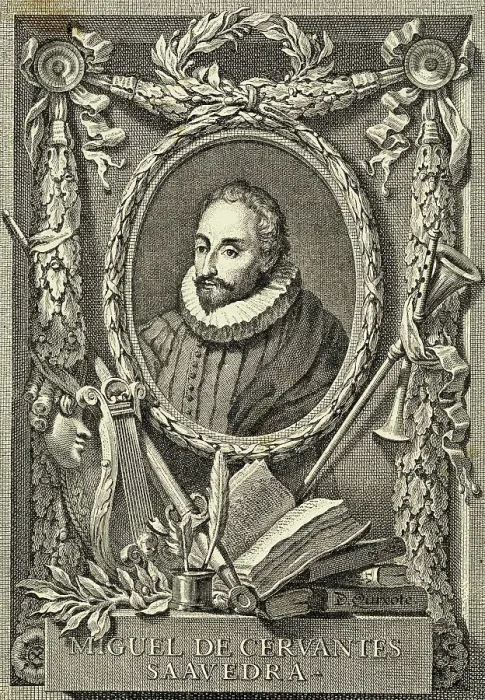 Framed Print : Portrait of Miguel de Cervantes Saavedra Framed Print : Portrait of Miguel de Cervantes Saavedra