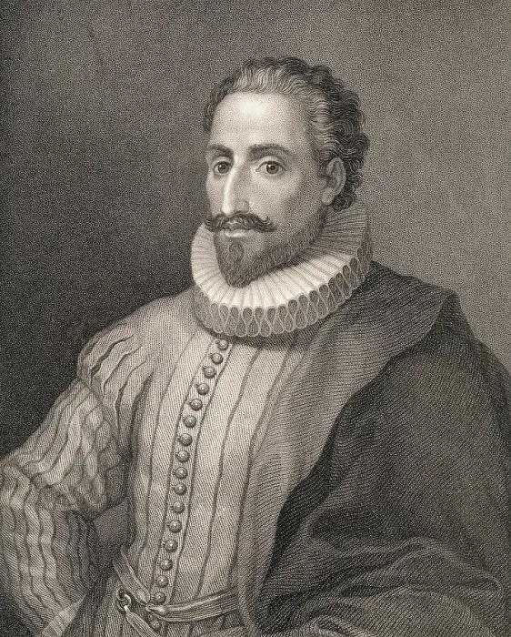 Framed Print : Portrait of Miguel de Cervantes Saavedra Framed Print : Portrait of Miguel de Cervantes Saavedra