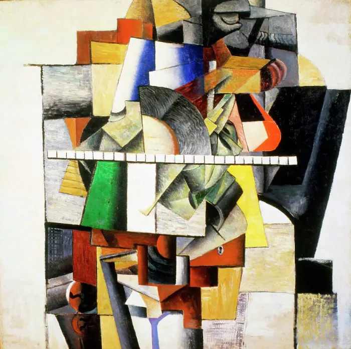 Framed Print : Portrait of Mikhail Matyushin, 1913. Artist: Kazimir Malevich Framed Print : Portrait of Mikhail Matyushin, 1913. Artist: Kazimir Malevich