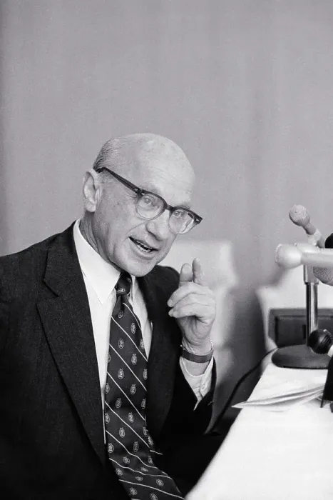 Framed Print : Portrait of Milton Friedman Gesturing While Speaking Framed Print : Portrait of Milton Friedman Gesturing While Speaking