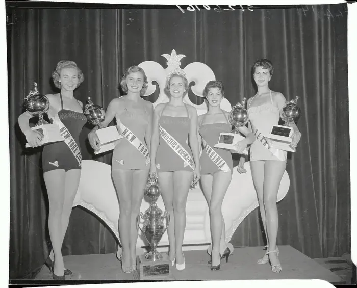 Framed Print : Portrait of Miss U.S.A. Contestants Framed Print : Portrait of Miss U.S.A. Contestants