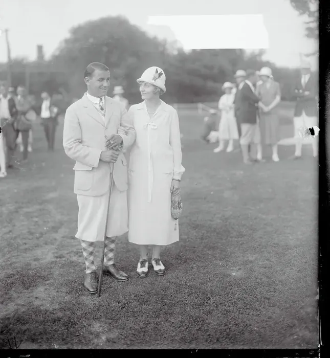 Framed Print : Portrait of Mr. and Mrs. Gene Sarazen Framed Print : Portrait of Mr. and Mrs. Gene Sarazen