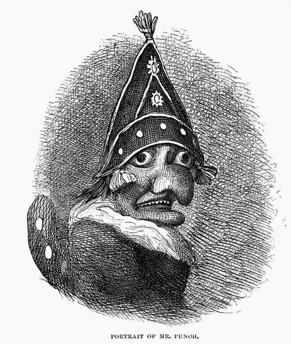 Framed Print : Portrait Of Mr. Punch Puppet Framed Print : Portrait Of Mr. Punch Puppet