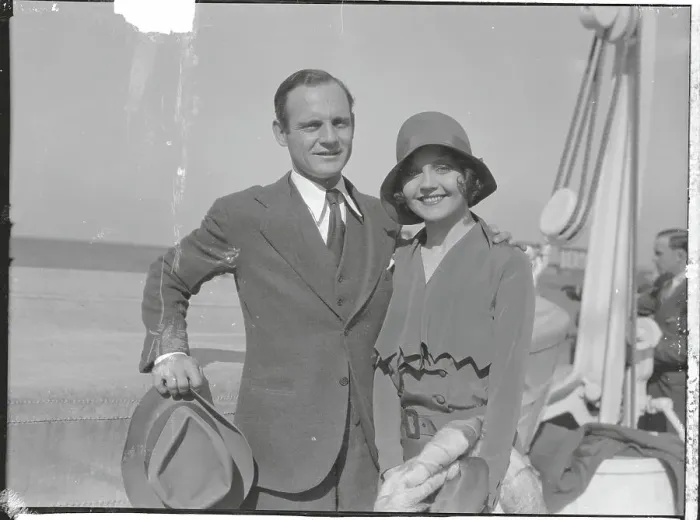 Framed Print : Portrait of Nancy Carroll with Jack Kirkland Framed Print : Portrait of Nancy Carroll with Jack Kirkland