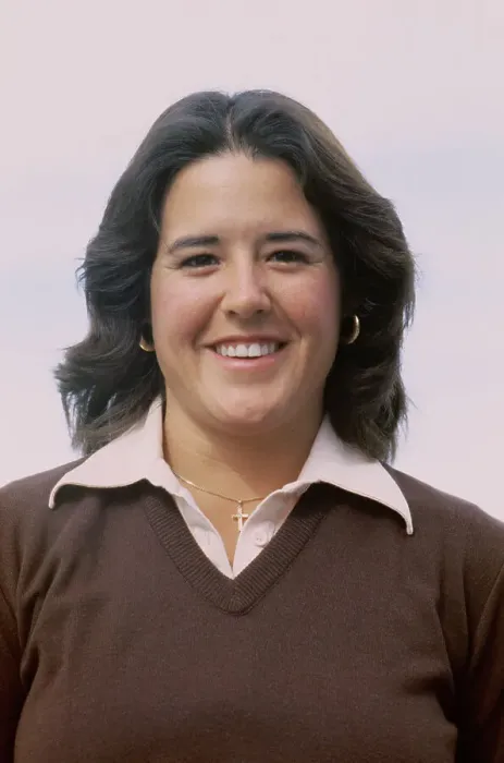 Framed Print : Portrait of Nancy Lopez Smiling Framed Print : Portrait of Nancy Lopez Smiling