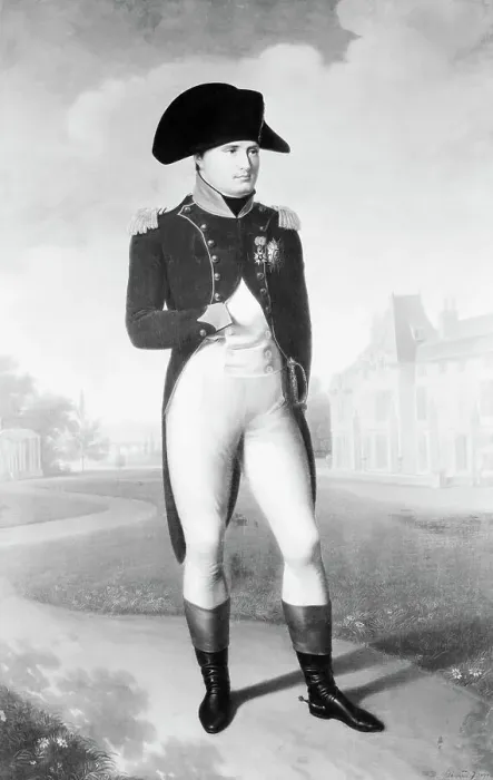 Framed Print : Portrait of Napoleon in Park at Malmaison Framed Print : Portrait of Napoleon in Park at Malmaison