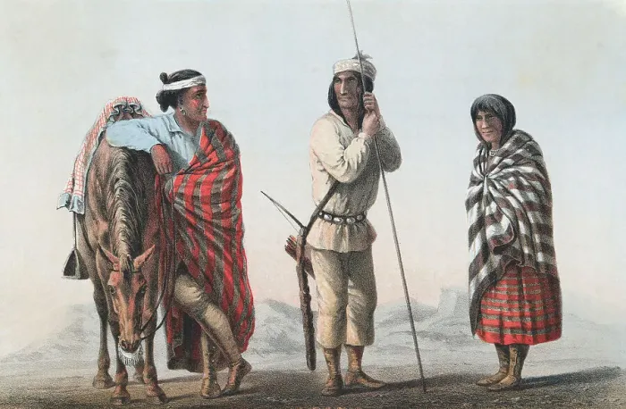 Framed Print : Portrait of Navajos Indians Framed Print : Portrait of Navajos Indians