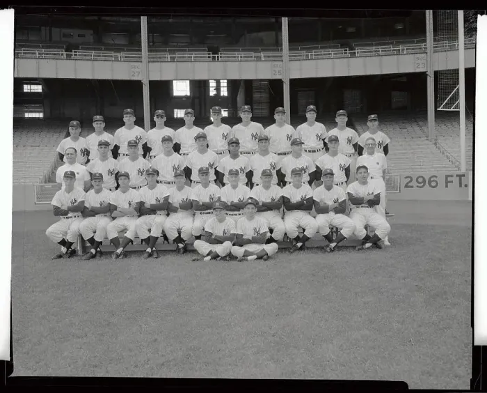 Framed Print : Portrait of New York Yankees Nineteen Fifty Five Framed Print : Portrait of New York Yankees Nineteen Fifty Five