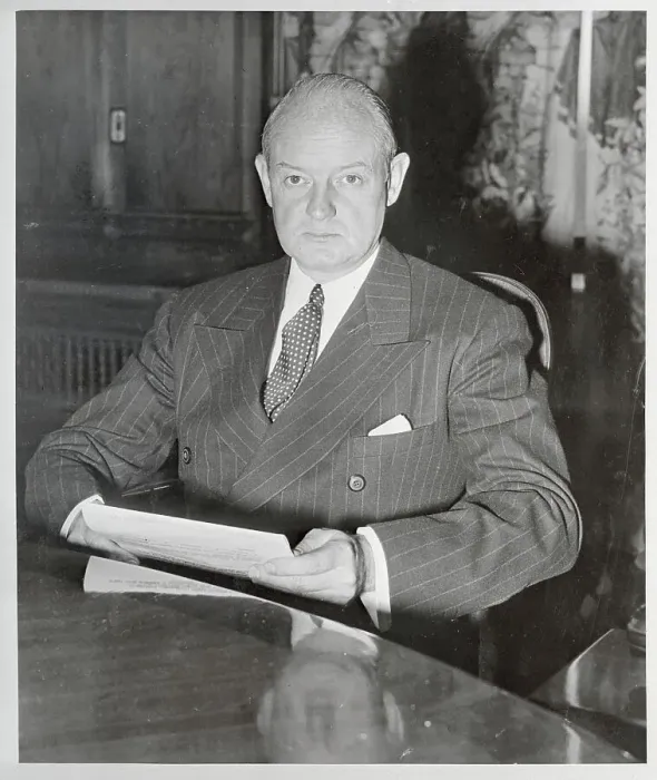 Framed Print : Portrait of Newspaper Giant Johns Knight Framed Print : Portrait of Newspaper Giant Johns Knight
