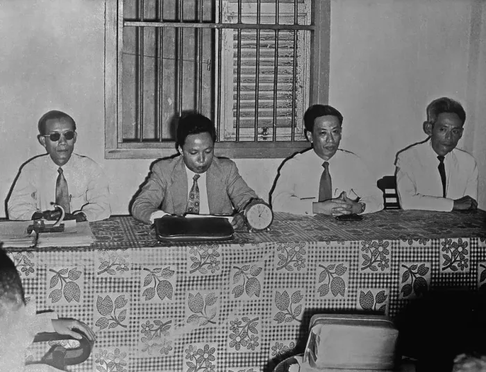 Framed Print : Portrait of Ngo Dinh Diem and Others Framed Print : Portrait of Ngo Dinh Diem and Others