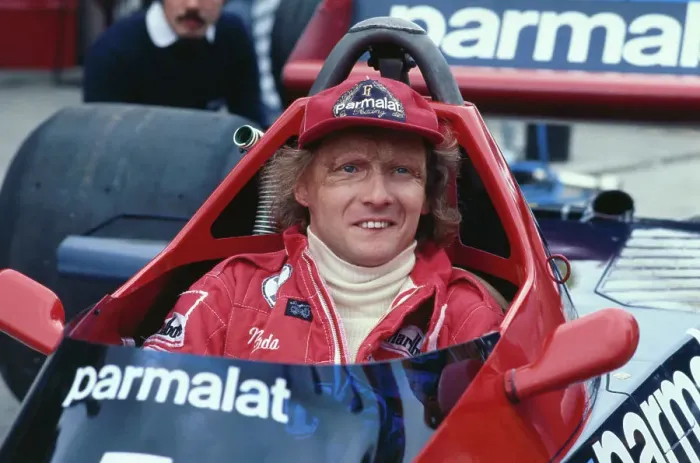 Framed Print : Portrait of Niki Lauda Framed Print : Portrait of Niki Lauda