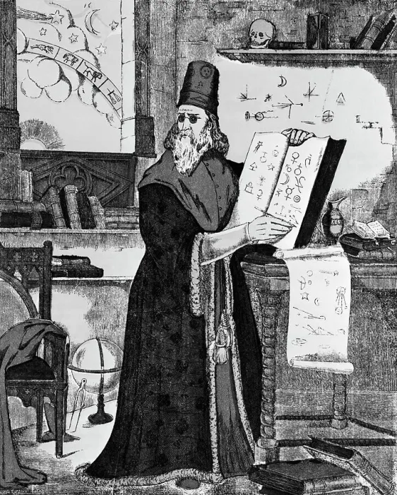 Framed Print : Portrait of Nostradamus Prophesying by Jean C. Pellerin Framed Print : Portrait of Nostradamus Prophesying by Jean C. Pellerin