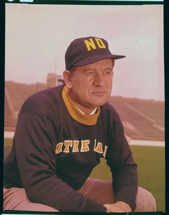 Framed Print : Portrait of Notre Dame Coach Joe Kuharich Framed Print : Portrait of Notre Dame Coach Joe Kuharich