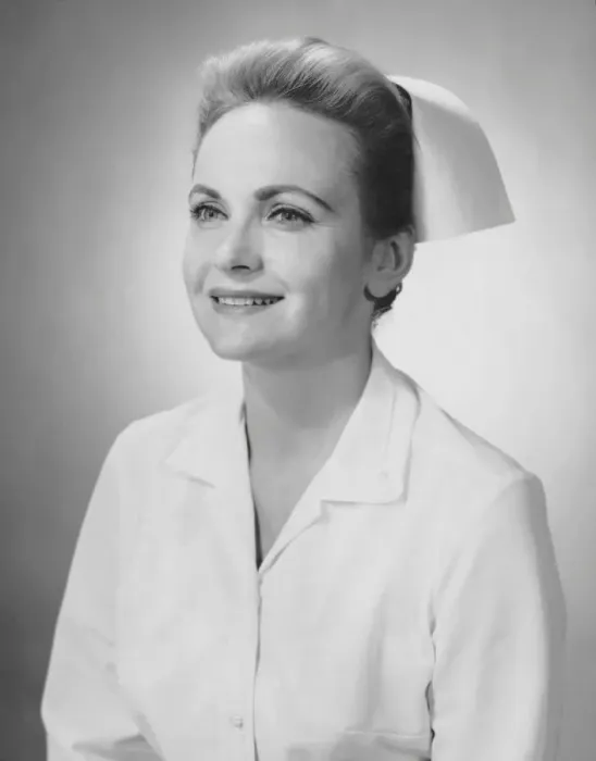 Framed Print : Portrait of nurse