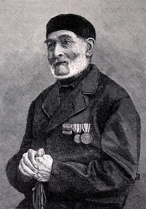 Framed Print : Portrait of the old man with many medals - 1896 Framed Print : Portrait of the old man with many medals - 1896