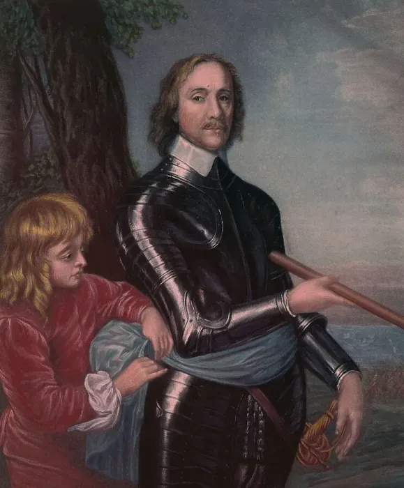 Framed Print : Portrait of Oliver Cromwell by Robert Walker Framed Print : Portrait of Oliver Cromwell by Robert Walker