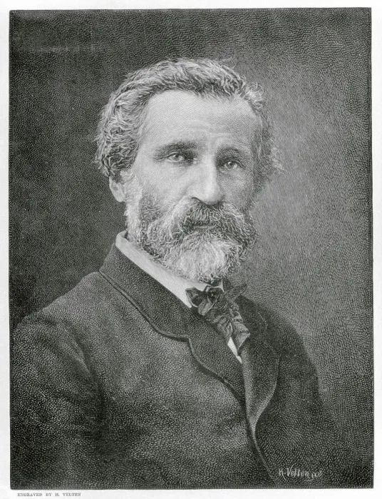 Framed Print : Portrait of Opera Composer Giuseppe Verdi Framed Print : Portrait of Opera Composer Giuseppe Verdi