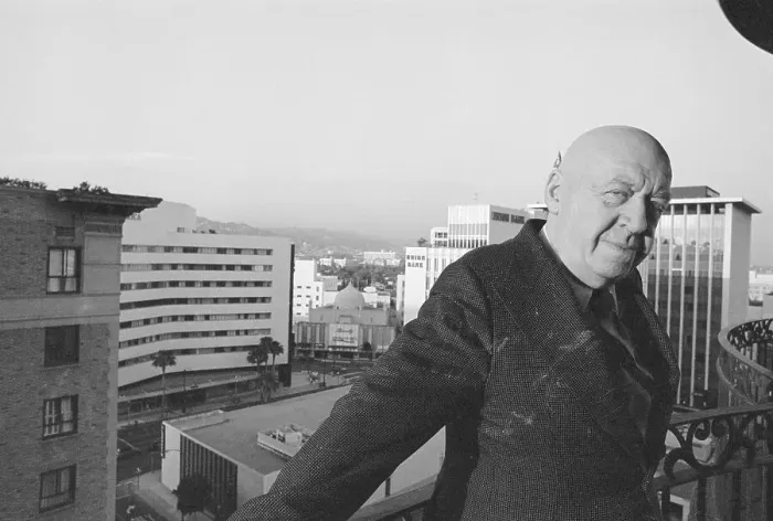 Framed Print : Portrait of Otto Preminger and View of Hollywood Framed Print : Portrait of Otto Preminger and View of Hollywood