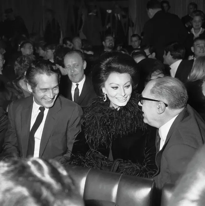 Framed Print : Portrait of Paul Newman, Sophia Loren and Carlo Ponti Framed Print : Portrait of Paul Newman, Sophia Loren and Carlo Ponti