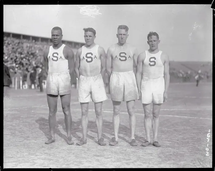 Framed Print : Portrait of Pennsylvania State Runners Framed Print : Portrait of Pennsylvania State Runners