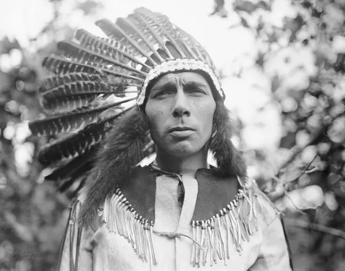 Framed Print : Portrait of Penobscot Indian George Raneo Framed Print : Portrait of Penobscot Indian George Raneo
