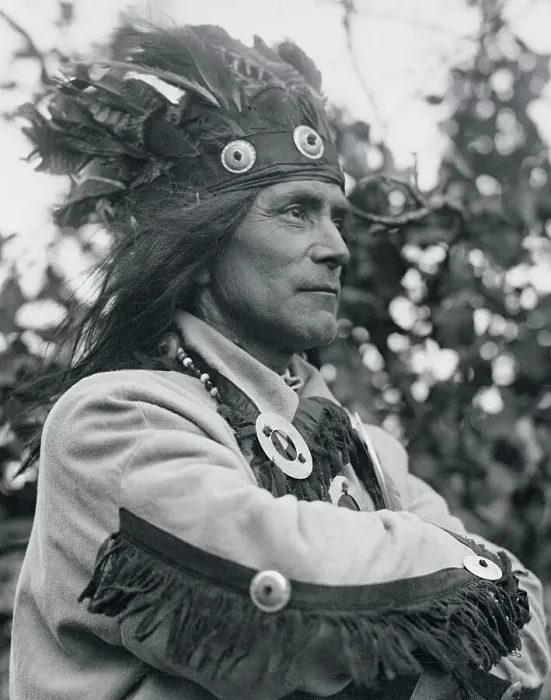 Framed Print : Portrait of Penobscot Indian Louis Solar Framed Print : Portrait of Penobscot Indian Louis Solar