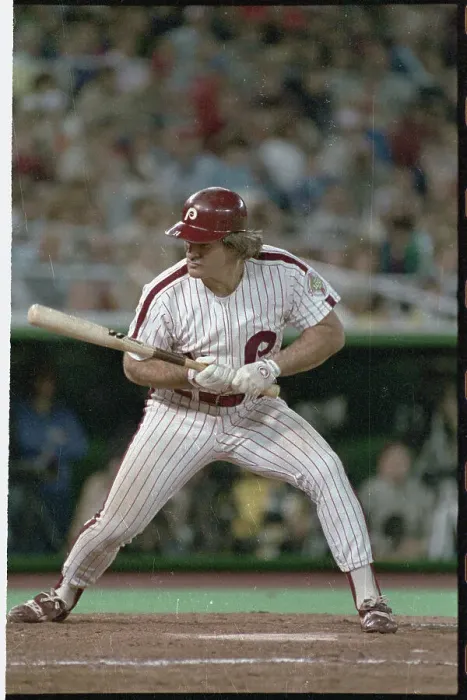Framed Print : Portrait of Pete Rose Batting Framed Print : Portrait of Pete Rose Batting