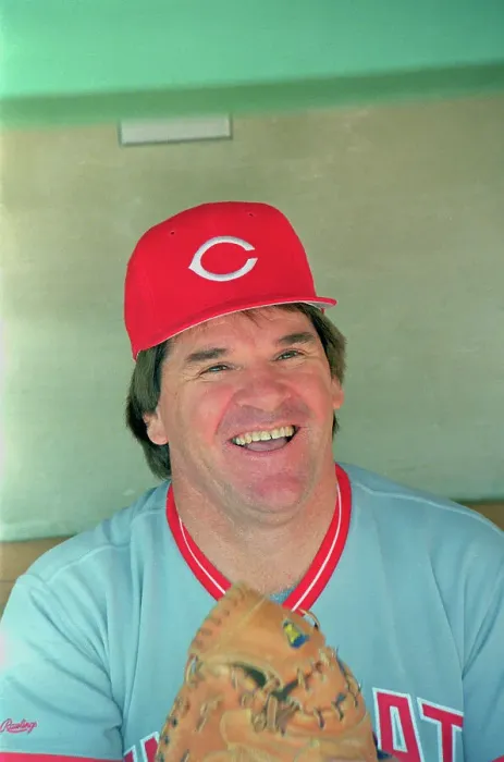 Framed Print : Portrait of Pete Rose Smiling Framed Print : Portrait of Pete Rose Smiling