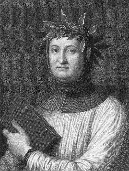 Framed Print : Portrait of Petrarch by Robert Hart Framed Print : Portrait of Petrarch by Robert Hart