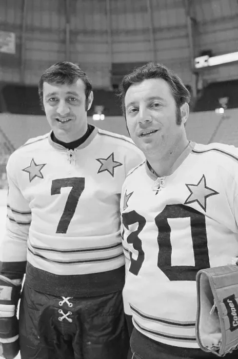 Framed Print : Portrait of Phil and Tony Esposito Framed Print : Portrait of Phil and Tony Esposito