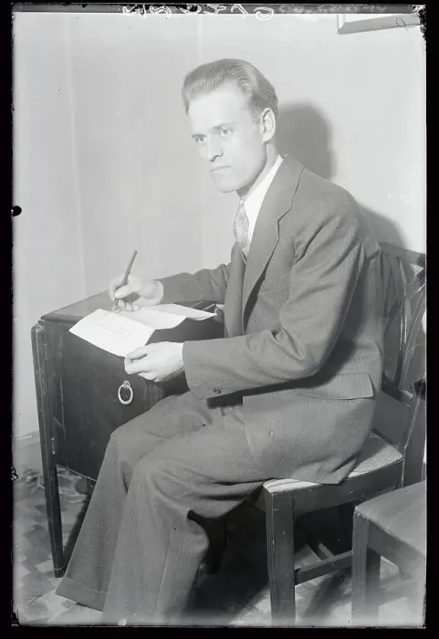 Framed Print : Portrait of Philo T Farnsworth
