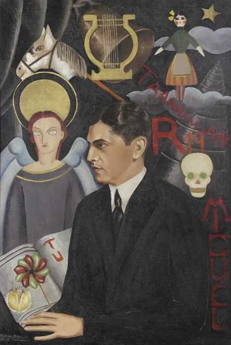 Framed Print : Portrait Of The Poet, (1905-1961) Framed Print : Portrait Of The Poet, (1905-1961)