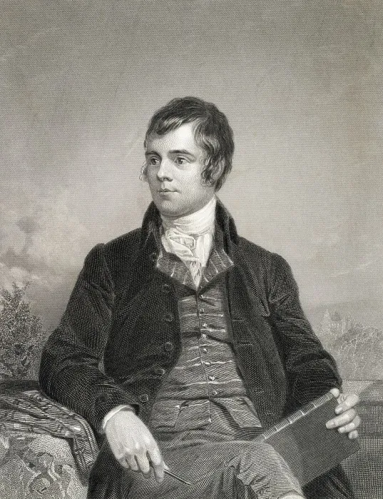 Framed Print : Portrait of Poet Robert Burns Framed Print : Portrait of Poet Robert Burns