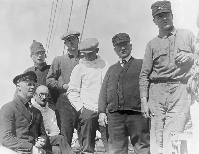 Framed Print : Portrait of Polar Expedition Members Framed Print : Portrait of Polar Expedition Members