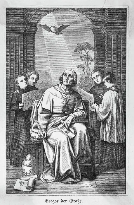 Framed Print : Portrait of Pope Gregory I / The Great Framed Print : Portrait of Pope Gregory I / The Great