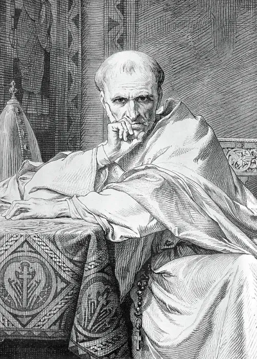 Framed Print : Portrait of Pope Gregory VII Framed Print : Portrait of Pope Gregory VII