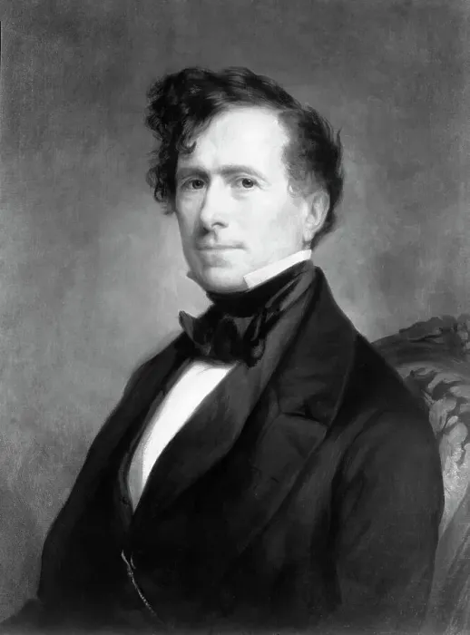 Framed Print : Portrait Of President Franklin Pierce Framed Print : Portrait Of President Franklin Pierce