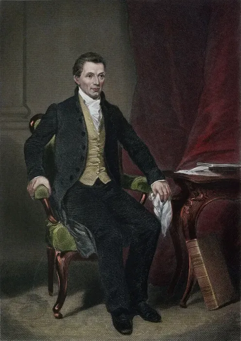 Framed Print : Portrait of President James Monroe after Alonzo Chappel Framed Print : Portrait of President James Monroe after Alonzo Chappel