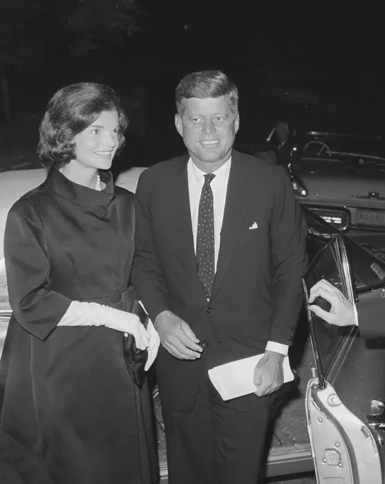 Framed Print : Portrait of President Kennedy and His Wife Framed Print : Portrait of President Kennedy and His Wife