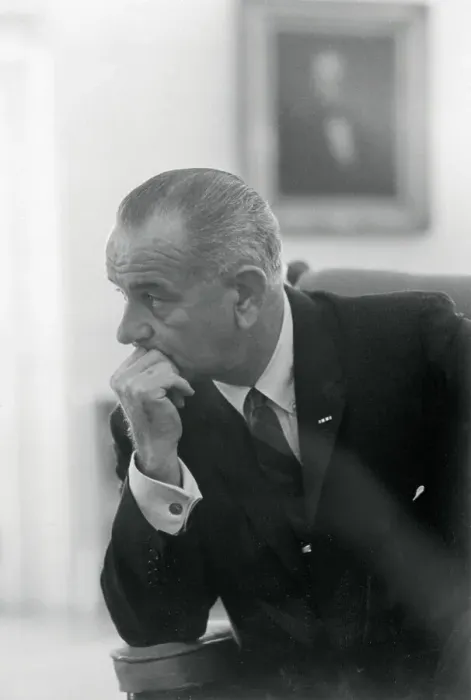 Framed Print : Portrait of President Lyndon B. Johnson Framed Print : Portrait of President Lyndon B. Johnson