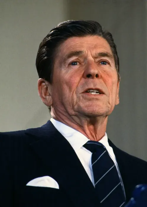 Framed Print : Portrait of President Reagan Framed Print : Portrait of President Reagan